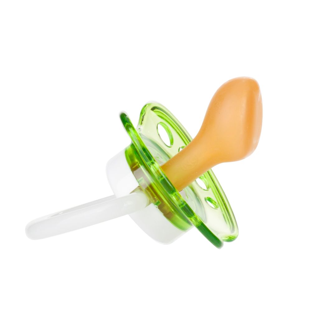 Canpol toys Пустышка анатомическая латексная 6-18 м, арт. 23/260, зеленого цвета, 1 шт.