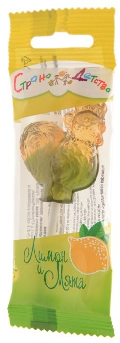 фото упаковки Страна Детства Петушок на палочке лимон и мята