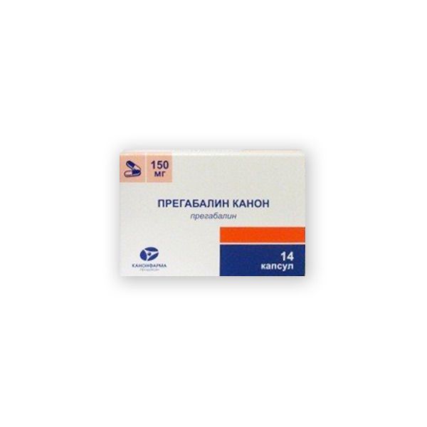 Прегабалин Канон, 150 мг, капсулы, 14 шт.  по выгодной цене в .
