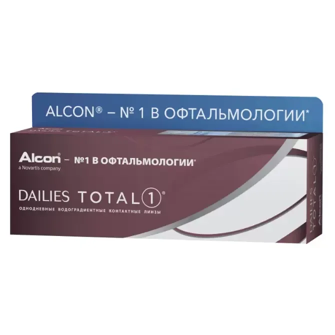 фото упаковки Alcon Dailies Total 1 Линзы контактные однодневные