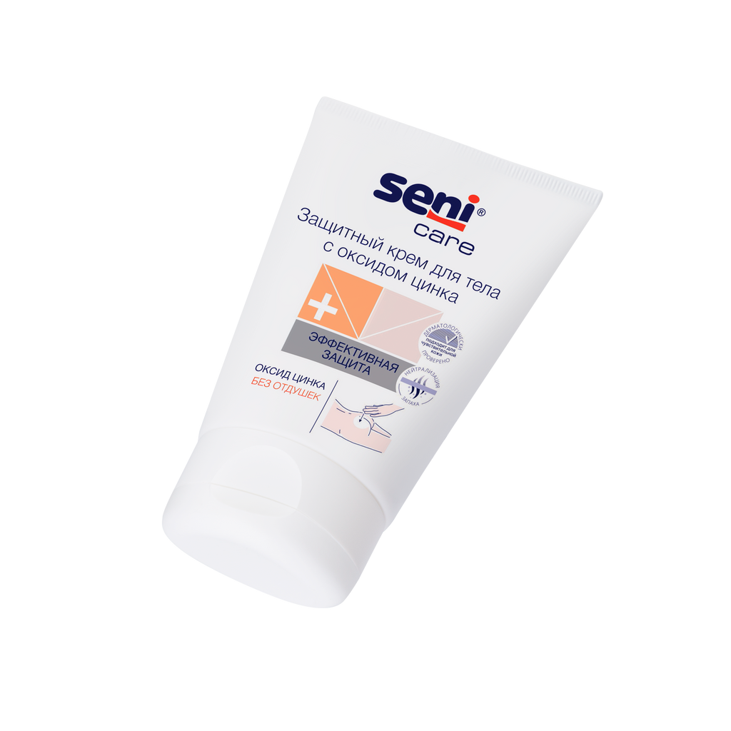 Seni Care Крем для тела защитный с оксидом цинка, крем для тела, 100 мл, 1 шт.