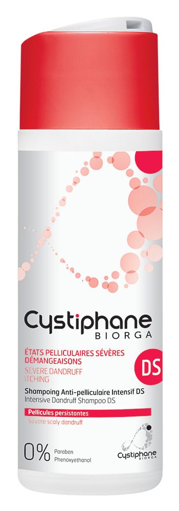 фото упаковки Biorga Cystiphane DS шампунь интенсивный против перхоти