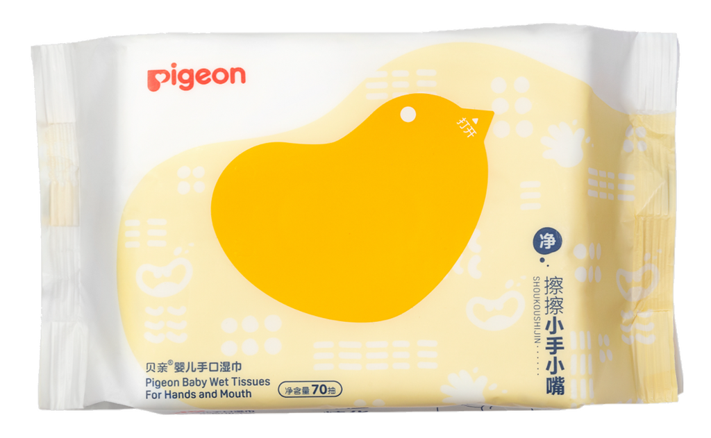 фото упаковки Pigeon Салфетки влажные для рук и рта
