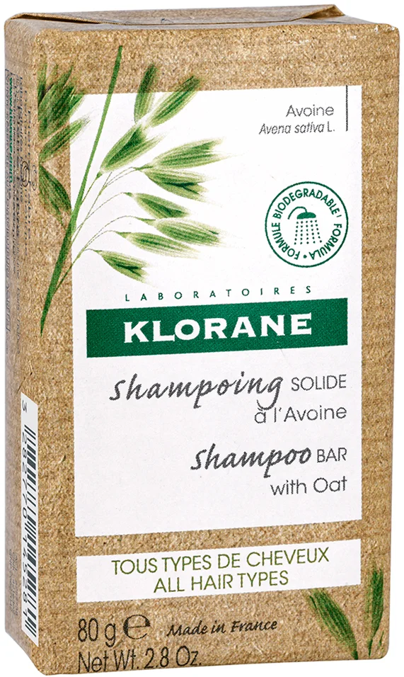фото упаковки Klorane Шампунь брусковый с молочком овса