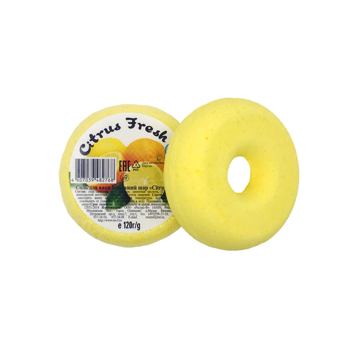 фото упаковки Бурлящий шар Citrus Fresh пончик