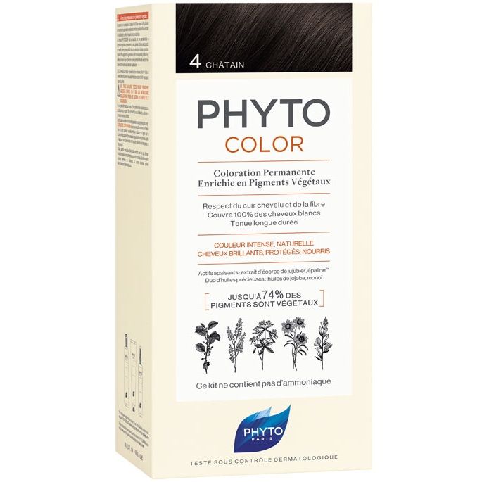 фото упаковки Phytosolba PhytoColor Краска для волос 4 шатен