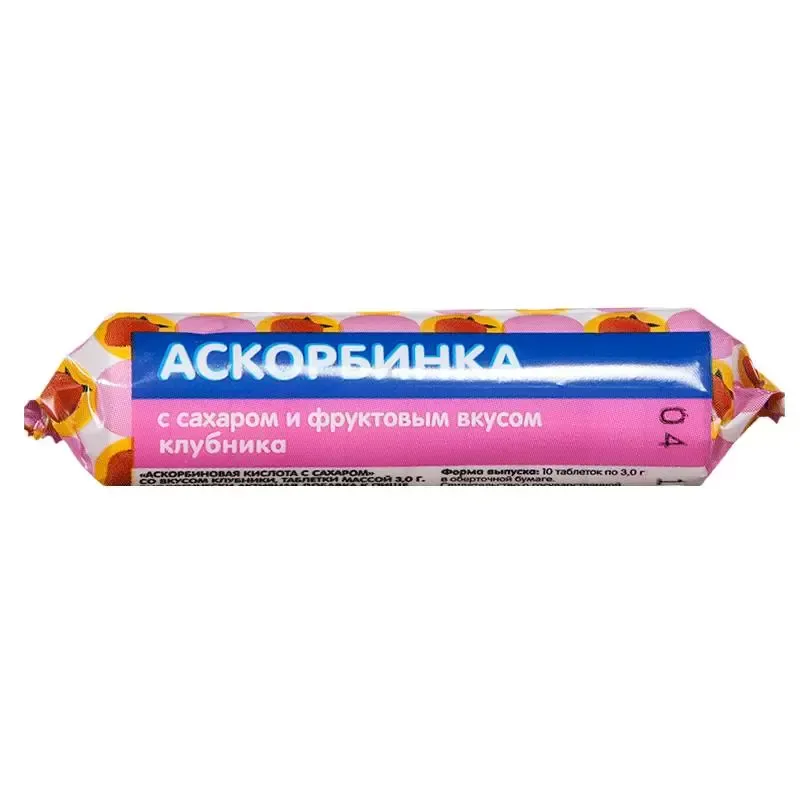 фото упаковки Аскорбинка с сахаром