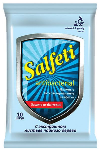 фото упаковки Salfeti салфетки влажные антибактериальные	