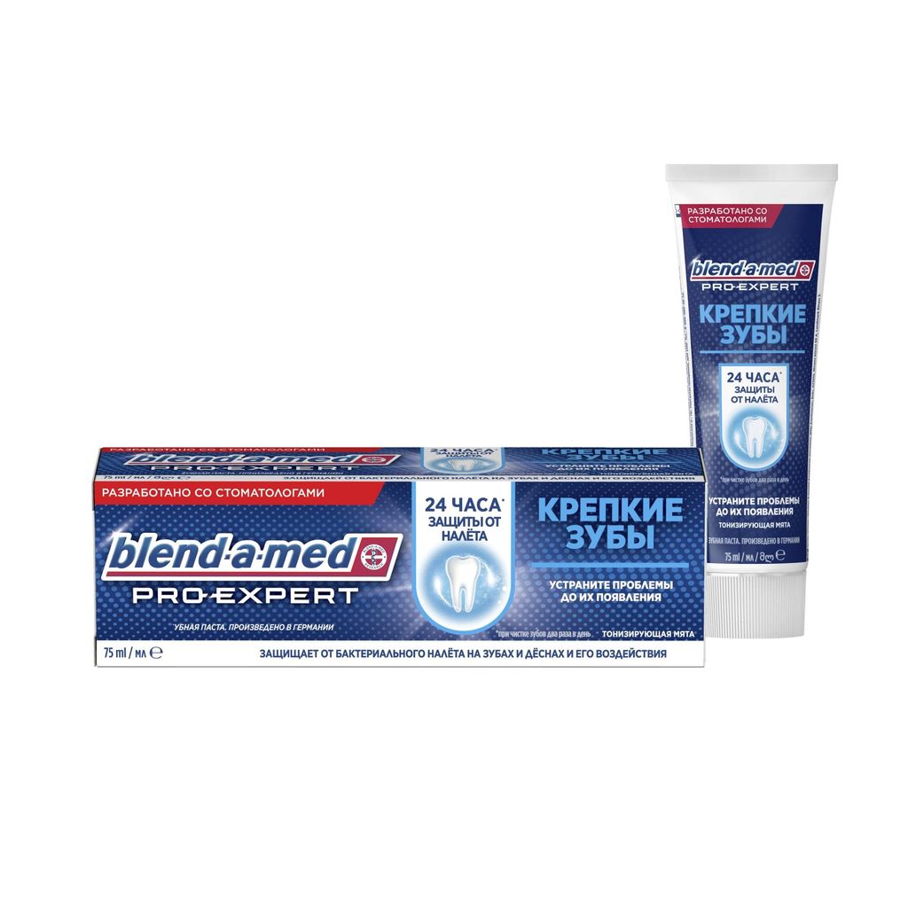 фото упаковки Blend-a-Med Pro Expert Зубная паста Крепкие зубы