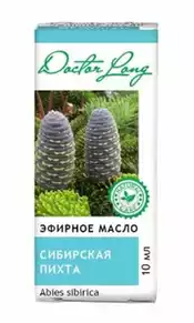 фото упаковки Dr long масло эфирное Сибирская пихта