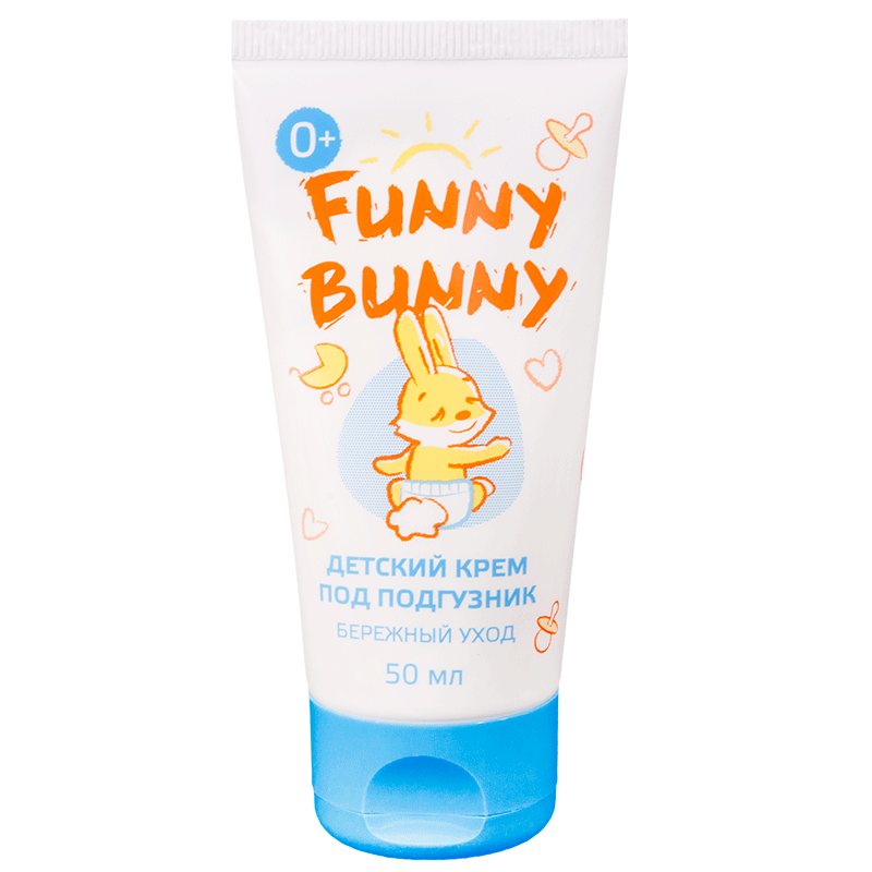 фото упаковки Funny Bunny Крем под подгузник для детей