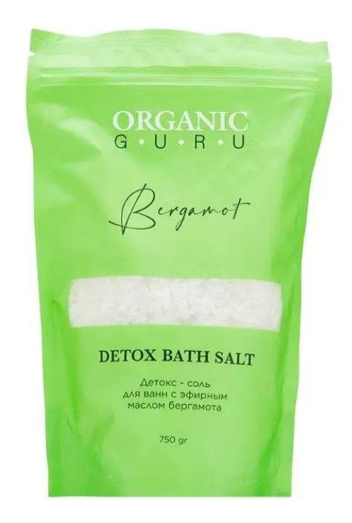фото упаковки Organic Guru Соль для ванн Детокс