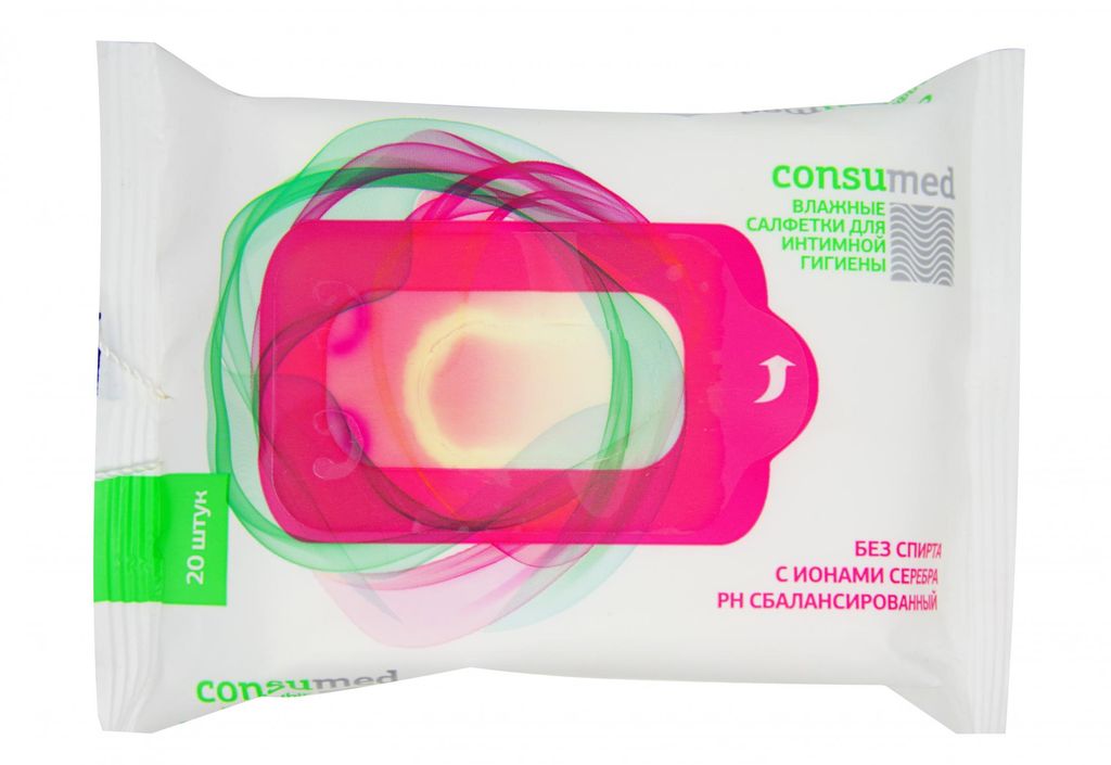 фото упаковки Consumed Влажные салфетки для интимной гигиены