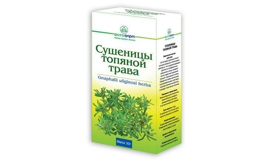 Сушеницы топяной трава, сырье растительное измельченное, 50 г, 1 шт .