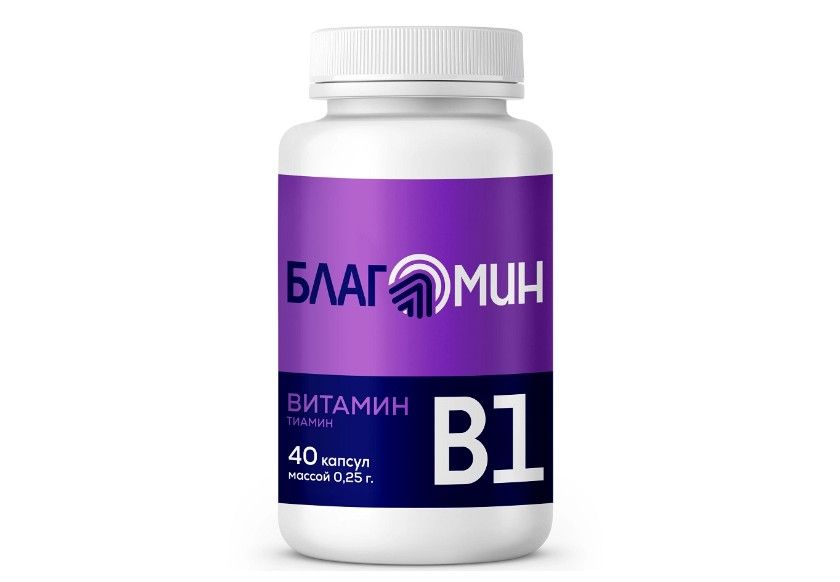фото упаковки Благомин Витамин В1 (тиамин)
