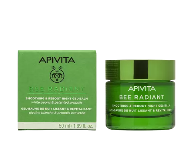фото упаковки Apivita Bee Radiant Гель-бальзам для лица ночной