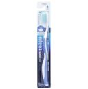 Dental Care Зубная щетка cо сверхтонкой двойной щетиной Ксилит, средней и мягкой жесткости, с синей изогнутой ручкой, 1 шт.