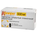 Кеппра, 500 мг, таблетки, покрытые пленочной оболочкой, 60 шт.