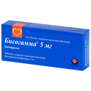 Бисогамма, 5 мг, таблетки, покрытые пленочной оболочкой, 30 шт.