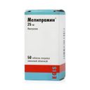 Мелипрамин, 25 мг, таблетки, покрытые пленочной оболочкой, 50 шт.