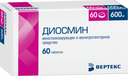 Диосмин, 600 мг, таблетки, покрытые пленочной оболочкой, 60 шт.