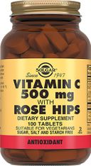 Solgar Витамин С и шиповник, 500 мг, таблетки, 100 шт.
