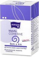 Matopat Matofix Cohesive Бинт фиксирующий, 8смх4м, бинт фиксирующий самоприлипающий, 1 шт.
