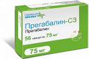 Прегабалин-СЗ, 75 мг, капсулы, 56 шт.