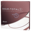 Alcon Dailies Total 1 Линзы контактные однодневные, BC=8,5, D (-5.00), 90 шт.