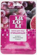 Laloli Маска для лица очищающая, маска для лица, виноград инжир гранат, 1 шт.