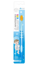 Whiteberg Зубная щетка для детей с 2-х лет Софт, 2450 щетинок, щетка зубная, голубого цвета, 1 шт.