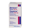 Депакин хроно, 500 мг, таблетки пролонгированного действия, покрытые оболочкой, 30 шт.
