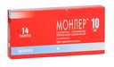 Монлер, 10 мг, таблетки, покрытые пленочной оболочкой, 14 шт.