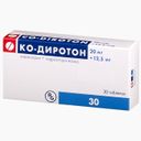 Ко-Диротон, 12.5 мг+20 мг, таблетки, 30 шт.