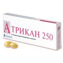 Атрикан 250, 250 мг, капсулы кишечнорастворимые, 8 шт.
