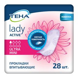 Tena Lady прокладки Active Ultra Mini