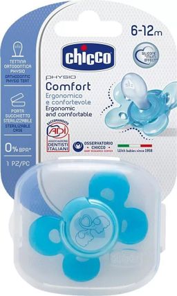 Chicco Physio Comfort Пустышка силиконовая слоники