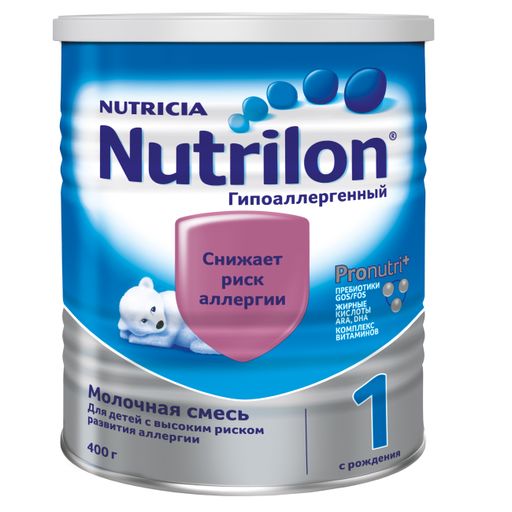 Nutrilon 1 Гипоаллергенный, смесь молочная сухая, 400 г, 1 шт.