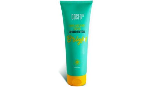 Cosfo Bright Питательный крем для рук и тела, с ароматом апельсина, 250 мл, 1 шт.