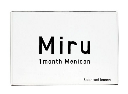 Miru 1month Menicon Линзы контактные ежемесячной замены, BC=8,3 d=14,0, D(-1.00), 6 шт.