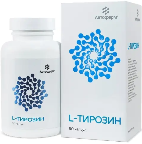 L-Тирозин, 500 мг, капсулы, 90 шт.