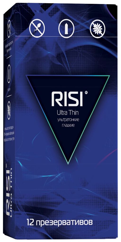 Презервативы Risi Ultra Thin, ультратонкие, 12 шт.