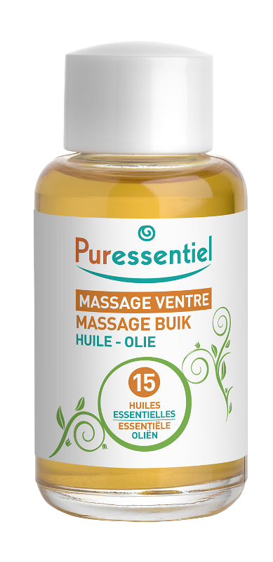 Puressentiel Комплекс масел для массажа 15 эфирных масел, эфирное масло, для массажа живота, 50 мл, 1 шт.