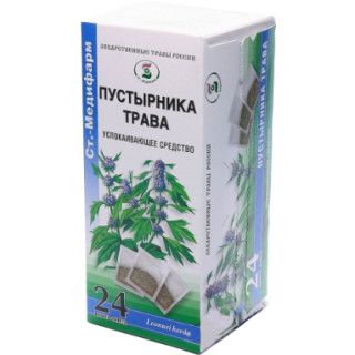 Пустырника трава, сырье растительное-порошок, 1.5 г, 24 шт.