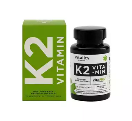 Vitality Витамин К2, 200 мкг, капсулы, 90 шт.