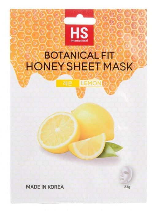 VO7 Botanical Fit Honey Маска для лица с мёдом и экстрактом лимона, маска для лица, 23 г, 1 шт.