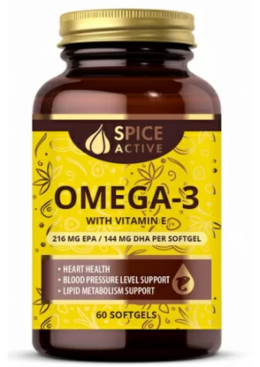 Spice Active Омега-3 с витамином Е, капсулы, 60 шт.