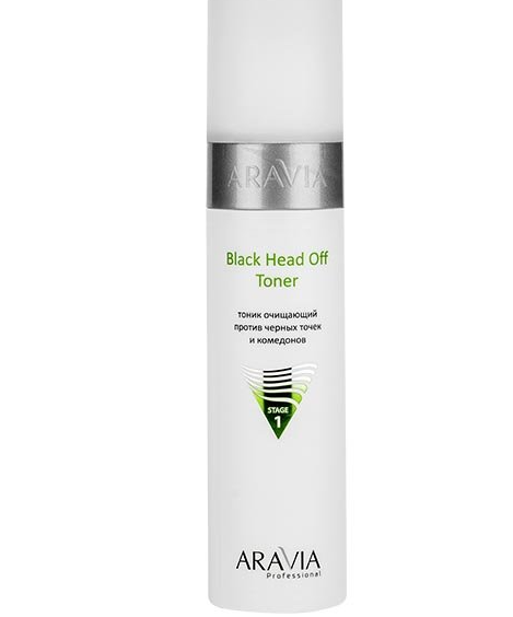 Aravia Professional Тоник против черных точек и комедонов, тоник для лица, для жирной и проблемной кожи, 250 мл, 1 шт.