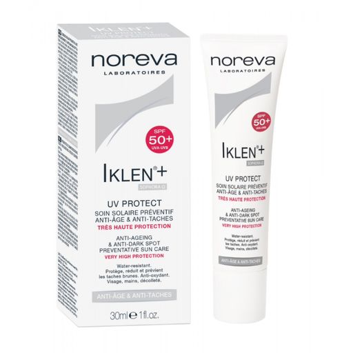 Noreva Iklen+ Солнцезащитный антивозрастной крем SPF50+, крем для лица, 30 мл, 1 шт.