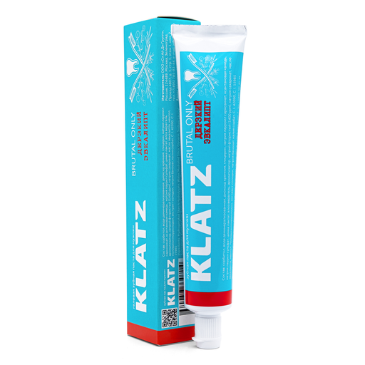 Klatz Brutal Only Зубная паста для мужчин, паста зубная, дерзкий эвкалипт, 75 мл, 1 шт.